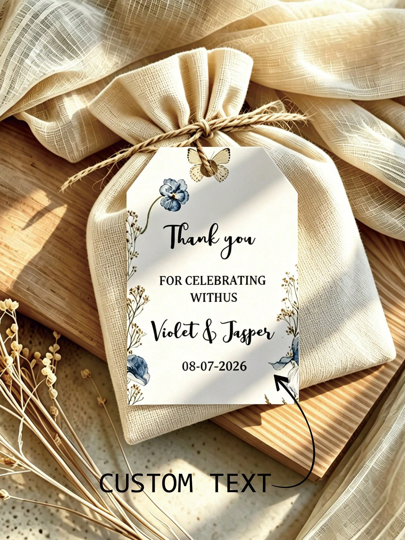 Candle Warning Label - Customized Gift Tags Personalized Wedding Labels