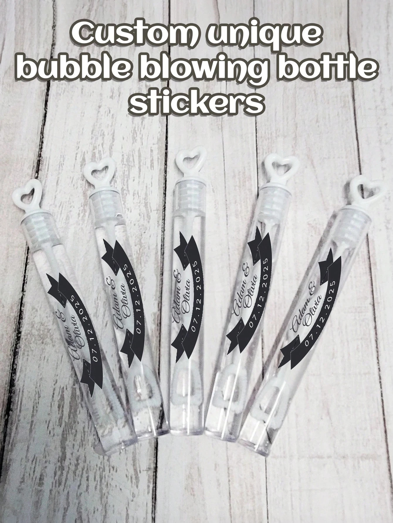 Wedding Bubble Tube Labels Per - Candle Warning Label บทวิจารณ์และราคา