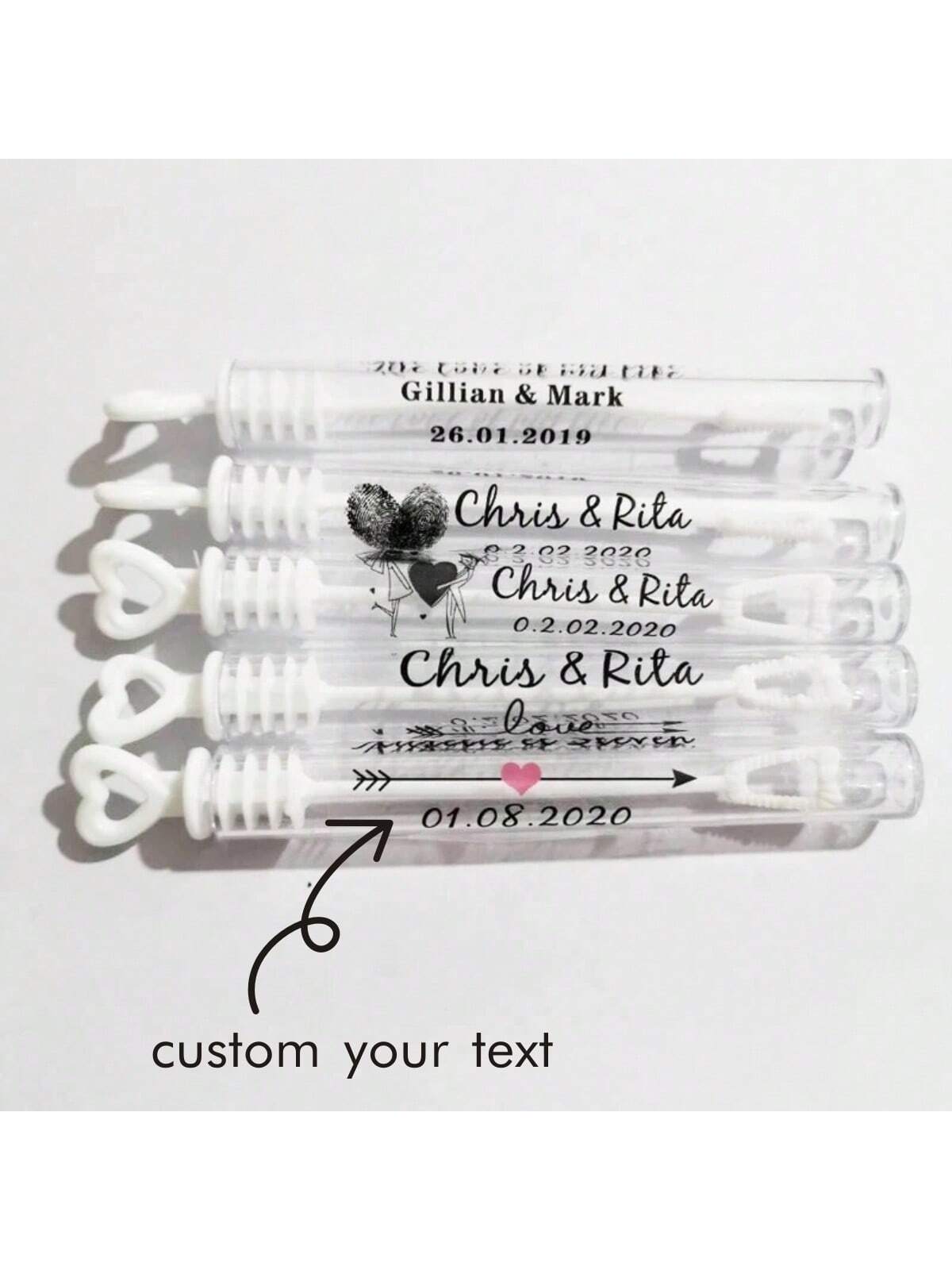 100 Wedding Bubble Tags Bubble - Candle Warning Label บทวิจารณ์และราคา