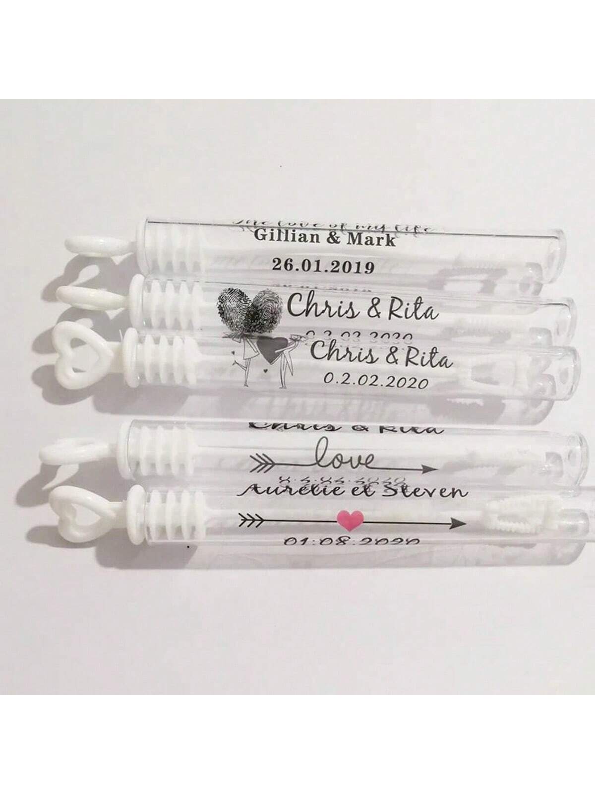 100 Wedding Bubble Tags Bubble - Candle Warning Label บทวิจารณ์และราคา