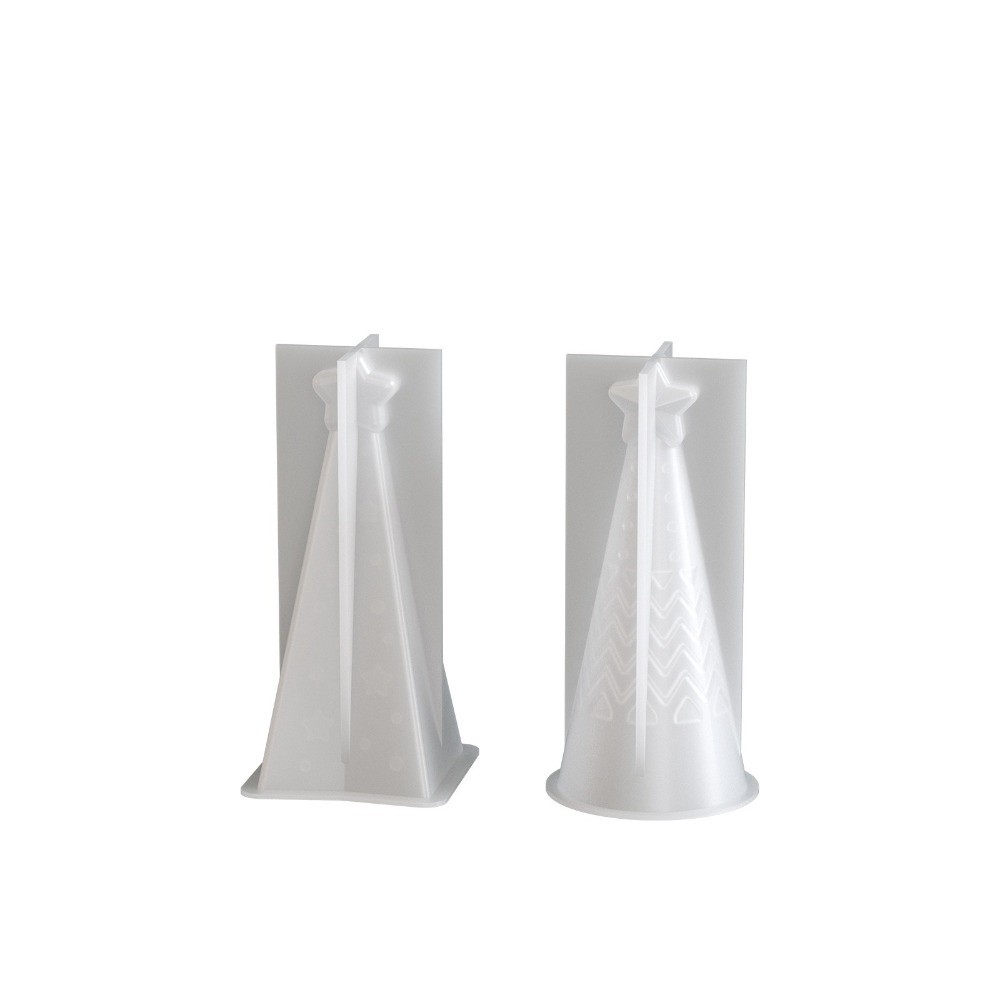 Silicone Christmas Cone Candle - Candle Making Kit Xmas บทวิจารณ์และราคา