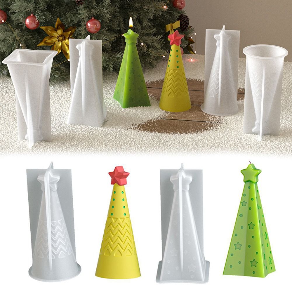 New Silicone Christmas Cone Ca - Candle Making Kit Xmas บทวิจารณ์และราคา