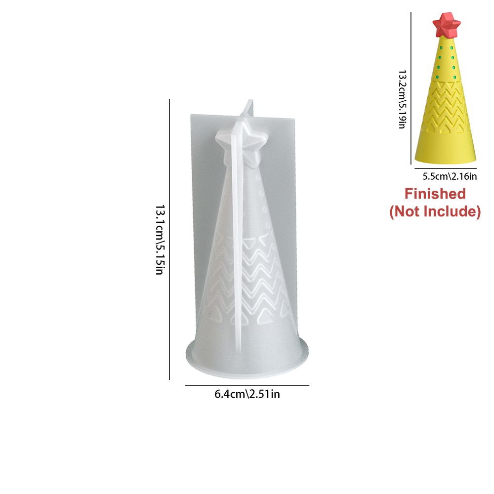 Silicone Christmas Cone Candle - Candle Making Kit Xmas บทวิจารณ์และราคา