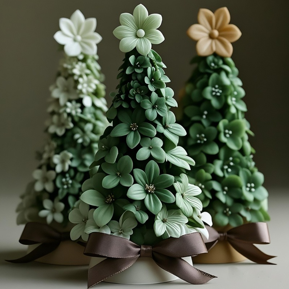 New Rose Christmas Tree Candle - Candle Making Kit Xmas บทวิจารณ์และราคา