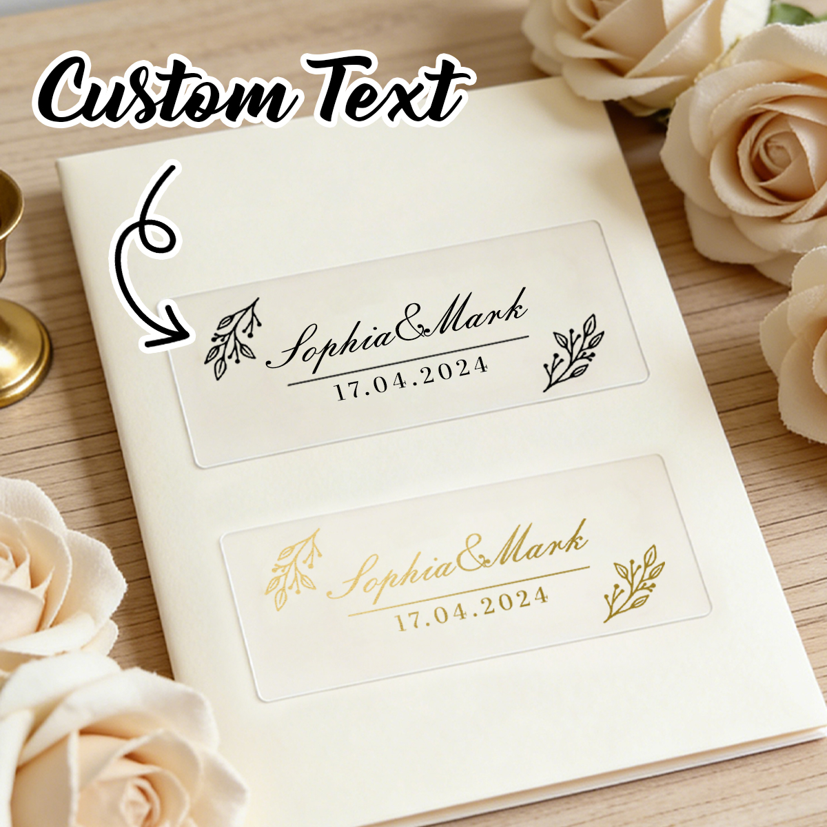 30-300Pcs Custom Wedding Stick - Candle Warning Label บทวิจารณ์และราคา