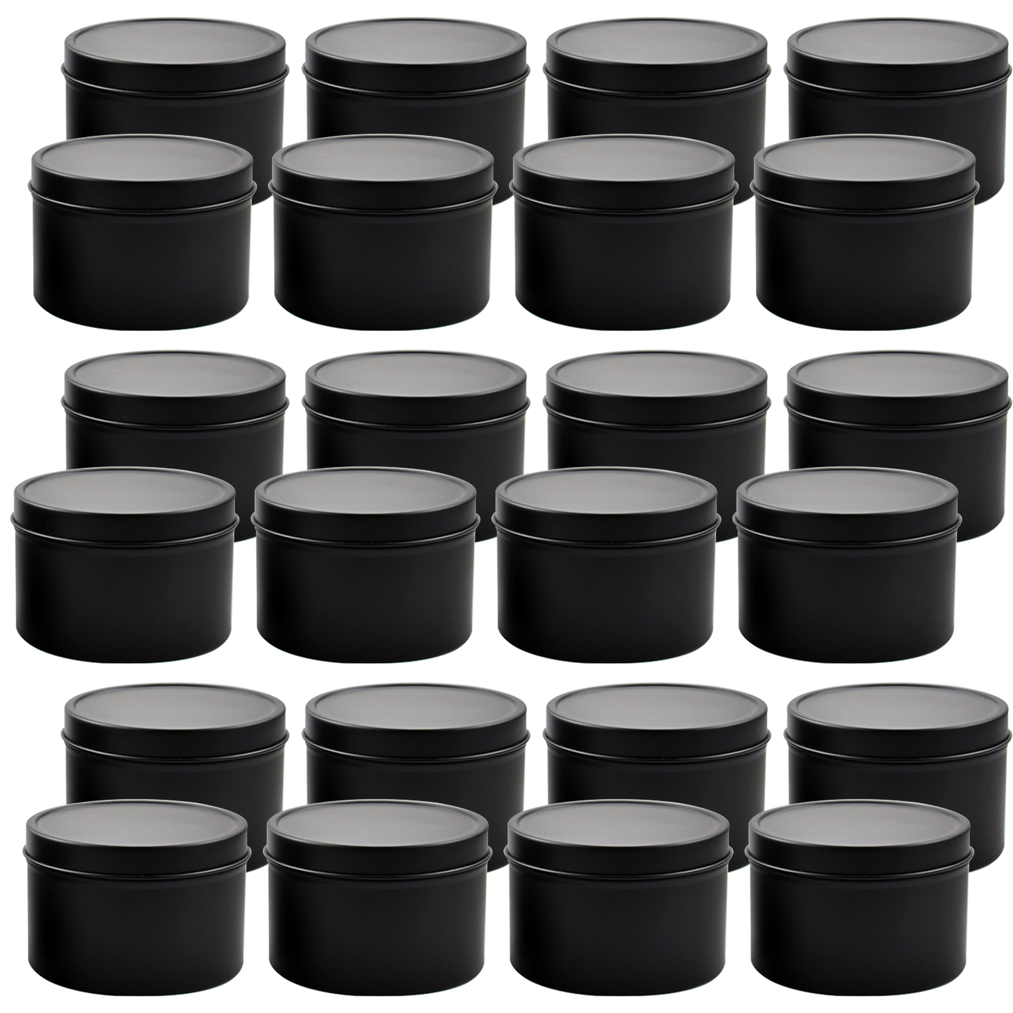 4oz/ 8oz Candle tins with lids - Candle Warning Label บทวิจารณ์และราคา