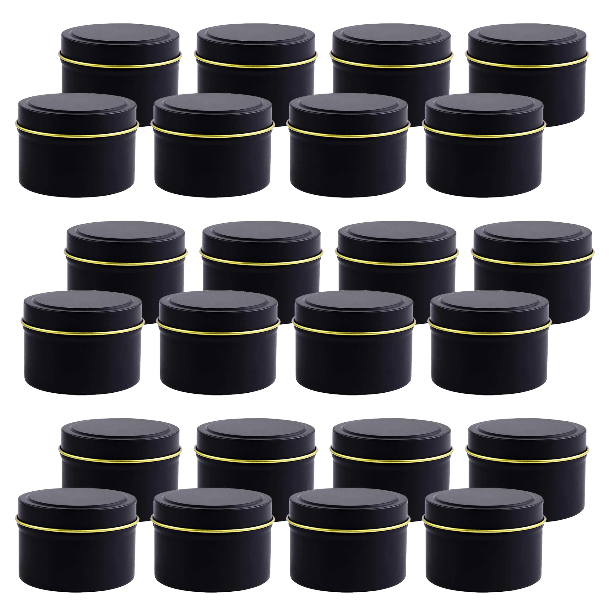 4oz/ 8oz Candle tins with lids - Candle Warning Label บทวิจารณ์และราคา