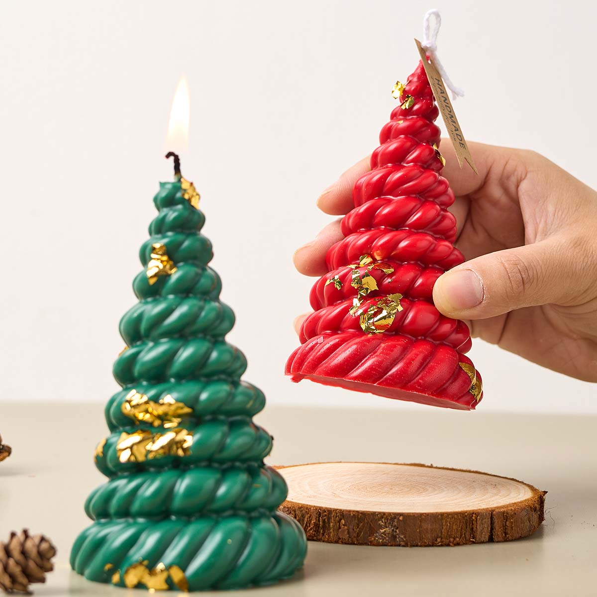 3D Hemps Rope Christmas Tree S - Candle Making Kit Xmas บทวิจารณ์และราคา
