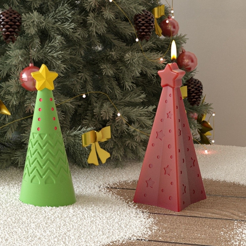 New Silicone Christmas Cone Ca - Candle Making Kit Xmas บทวิจารณ์และราคา