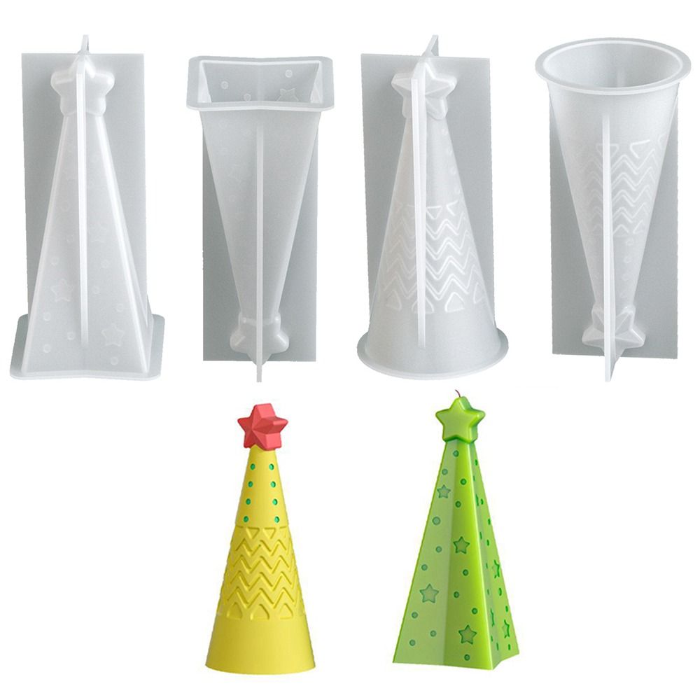 Silicone Christmas Cone Candle - Candle Making Kit Xmas บทวิจารณ์และราคา