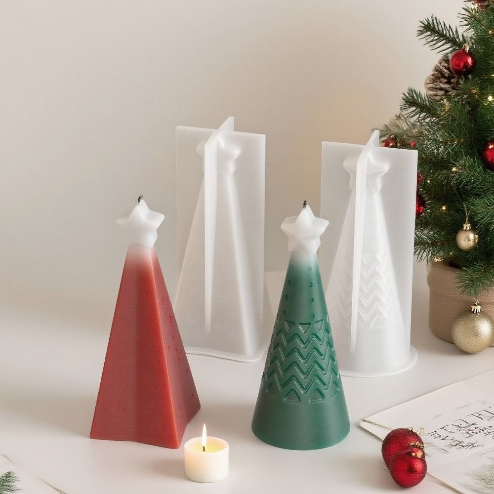 Silicone Christmas Cone Candle - Candle Making Kit Xmas บทวิจารณ์และราคา
