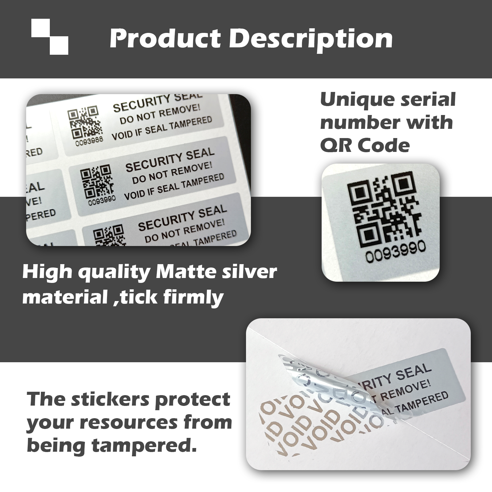 5x1.5cm Mute silve tamper proo - Candle Warning Label บทวิจารณ์และราคา