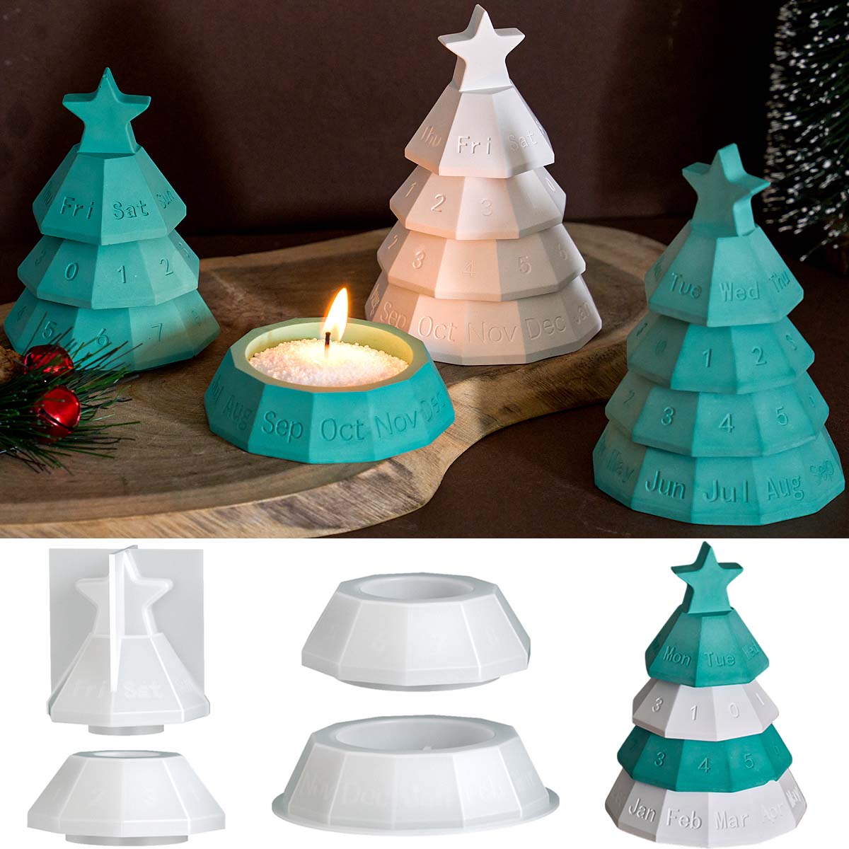 Calendar Stack Em Up Christmas - Candle Making Kit Xmas บทวิจารณ์และราคา