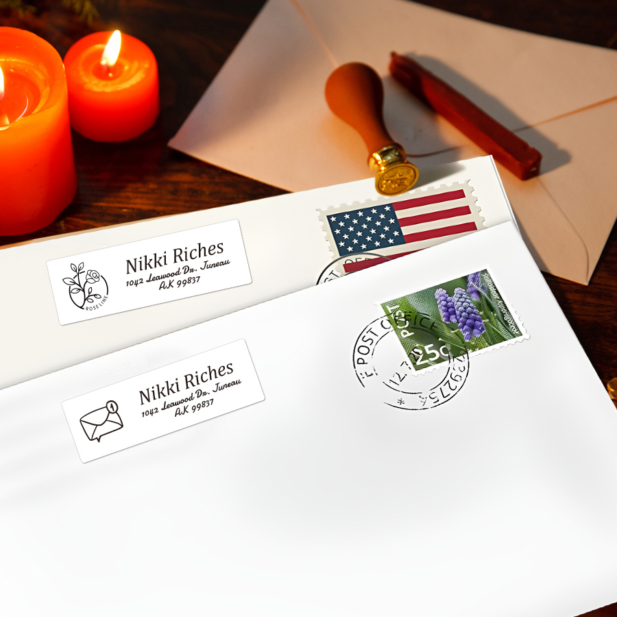 Custom Address Stickers for Bu - Candle Warning Label บทวิจารณ์และราคา
